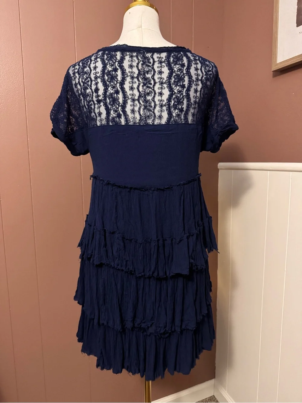 Free People flowy navy